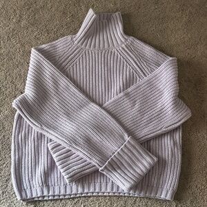 Abercrombie Lavender Turtleneck Sweater
